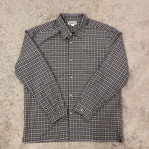 Vintage Y2K Quiksilver Shirt Men’s XL Plaid Button Up Surf Skate 90s 2000s